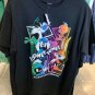 Six Flags Magic Mountain 2020 Looney Tunes Character Black T-Shirt Size Medium