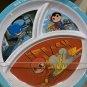 Six Flags Magic Mountain Batman The Flash Superman Kid Plate New Set Of 2