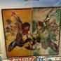 Six Flags Magic Mountain Justice League Green Lantern / Sinestro Magnet Set New