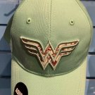 Six Flags Magic Mountain DC Wonder Woman Teal Adjustable Strap Hat Cap New