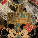 Disneyland Resort Mickey & Minnie Keychain #1 Brother New With Tag