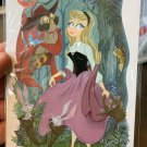 DISNEY WONDERGROUND PRINCESS AURORA THE DANCE POSTCARD BY STEPHANIE BUSCEMA NEW