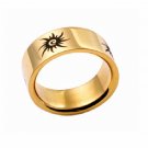 Free shipping--Gold Filled Stainless Steel Wedding Ring
