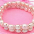 Free shipping---Golden Natural Pearl Bracelet