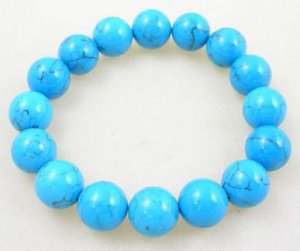 Free shipping---Turquoise  Beads Bracelet