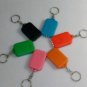 Free Shipping--6 pcs/lot rechargable solar mini LED flash light key chain light with solar panel