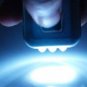 Free Shipping--6 pcs/lot rechargable solar mini LED flash light key chain light with solar panel