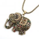Free shipping---Necklace With Elephant Design Pendant 6pcs/lot