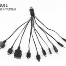 Free Shipping---10-in-1 USB charging cable_20 pcs/lot