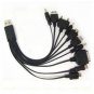 Free Shipping---10-in-1 USB charging cable_20 pcs/lot