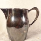 VINTAGE W&S BLACK FINEST SILVER PLATE WATER PITCHER SUPERB QUALITY 2PINTS