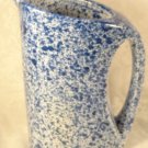 VINTAGE MID CENTURY ART POTTERY SPONGEWEAR PITCHER VASE..RETRO PETITE