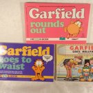 1987-1988 GARFIELD THE CAT SET 3 SC BOOKS GARFIELD GOES HOLLYWOOD ROUNDS OUT ECT