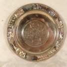 VINTAGE ALPACA MEXICO AZTEC CALENDAR WALL PLAQUE PICTURE INLAID ABALONE SHELL