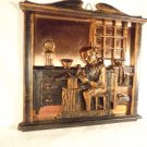 VINTAGE MID CENTURY COPPERCRAFT GUILD "COPPERSMITH" WALL PICTURE RELIEF PLAQUE