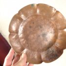 ARTS & CRAFTS HAND HAMMERED SUNFLOWER DESIGN BOWL PLATE LOVELY BEAUTIFUL PIECE