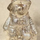 RARE 1978 SILVER PLATE PADDINGTON BEAR STILL BANK ADORABLE...BY RAIMOND JAPAN