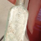 ANTIQUE DAVIS VEGETABLE PAIN KILLER MEDICINE BOTTLE BLOB TOP IRRIDESCENT GLASS