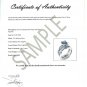 14k Rose Gold Over Strerling 0.90 ct Round Sapphire Halo Engagement Ring Sizable