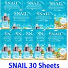 Snail  Ultra hydrating essence mask pack 30 sheets