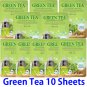 Green tea Ultra hydrating essence mask pack 10 sheets