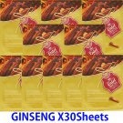 Ginseng face mask pack 30 sheets