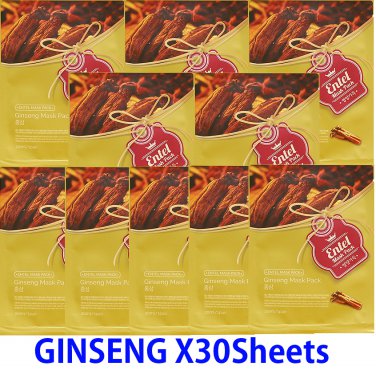 Ginseng face mask pack 30 sheets