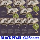 Black pearl face mask pack 40 sheets