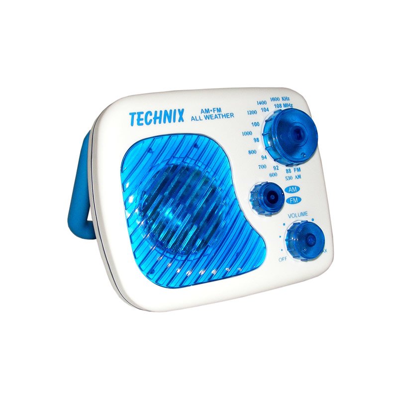 All Weather AM / FM Radio for Bathroom Kitchen Garden Beach Camping Hikers