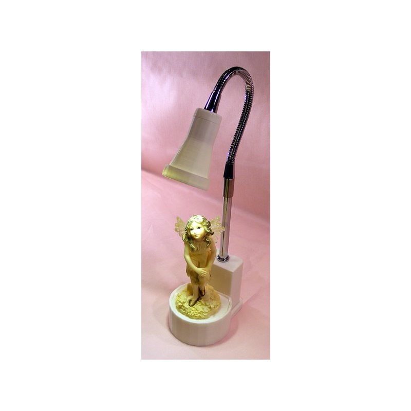Cute Fairy Compact LED Bedside Lamp with Adjustable Gooseneck Light