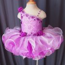 Lafinefashion wedding party gown flowers girl dress for 3-14Y