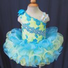 Lafinefashion flowers girl dress for wedding party kid's girl dress N1508021508