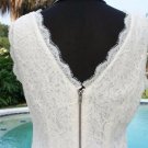 Cache $168 LACE TEXTURE STRETCH FULL BACK ZIPPER DRESS LINED NWT S/M 4/6/8 Cache $168 LACE TEXTURE STRETCH FULL BACK ZIPPER DRESS LINED NWT S/M 4/6/8