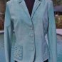 Donald Pliner $1250 SUEDE LEATHER Jacket Coat Top NWT XS/S Lined Embelished SHOE
