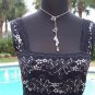 Cache $98 SHEER ILLUSION LACE MESH CAMI Top NWT XS/S/M BLACK & WHITE STRETCH