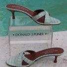 Donald Pliner $225 COUTURE KOGI GATOR LEATHER SANDAL Shoe NIB SLIDE STRAPPY
