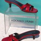 Donald Pliner $255 COUTURE TOMATO ANTIQUE PATENT LEATHER Shoe NIB 5.5 SLIDE Donald Pliner $255 COUTURE TOMATO ANTIQUE PATENT LEATHER Shoe NIB 5.5 SLIDE
