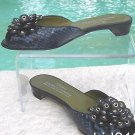 Donald Pliner $250 COUTURE PITONE REPTILE LEATHER Shoe NIB sz 6 FLAT SLIDE Donald Pliner $250 COUTURE PITONE REPTILE LEATHER Shoe NIB sz 6 FLAT SLIDE