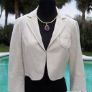 Cache $138 COTTON TWEED METALLIC LACE LINED Jacket Top NWT 0/2/4/6/8/10 XS/S/M/L