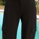 Cache $98 STRETCH SLIM LEG CARGO Pant NWT XS/S Dress up or Down 2/4/6