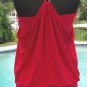 Cache $168 BEAD CHAIN Dress NWT LINED DRAPE NECK Event DROP WAIST S/M/L/XL
