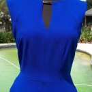 Cache $168 DAY EVENT DRESS NWT LINED STRETCH KEY HOLE FRONT METAL BAR BACK ZIP Cache $168 DAY EVENT DRESS NWT LINED STRETCH KEY HOLE FRONT METAL BAR BACK ZIP