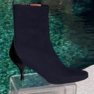 Donald Pliner COUTURE $325 GATOR LEATHER SILK CREPE ELASTIC Boot Shoe NIB 6.5 Donald Pliner COUTURE $325 GATOR LEATHER SILK CREPE ELASTIC Boot Shoe NIB 6.5