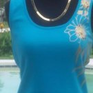 Cache STRETCH SEQUIN BEAD METALLIC $$$ TEEZ TEE Top NWT S/M/L EMBELLISHED Cache STRETCH SEQUIN BEAD METALLIC $$$ TEEZ TEE Top NWT S/M/L EMBELLISHED