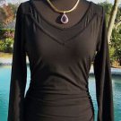 Cache $168 SHEER NECK RUCHED SIDES & BACK Dress NWT STRETCH LINED XS/S/M/L/XL Cache $168 SHEER NECK RUCHED SIDES & BACK Dress NWT STRETCH LINED XS/S/M/L/XL