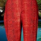 Cache $118 FLAT FRONT STRETCH REPTILE Pant NEW 2/4/6 XS/S FRONT ZIPPER Cache $118 FLAT FRONT STRETCH REPTILE Pant NEW 2/4/6 XS/S FRONT ZIPPER