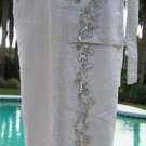 Cache $118 CARGO ROLL-UP SEQUIN EMBELLISHED Pant + BELT NWT DOVE GRAY Cache $118 CARGO ROLL-UP SEQUIN EMBELLISHED Pant + BELT NWT DOVE GRAY