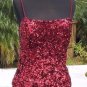 Cache $138 SEQUIN ENCRUSTED HALTER ASYMETRICAL BUSTIER Top NWT XS/S/M/L