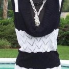 Cache $98 OVERSIZE COLLAR PEEK-A-BOO KNIT Top NWT S/M/L TUNIC STRETCH DRESS Cache $98 OVERSIZE COLLAR PEEK-A-BOO KNIT Top NWT S/M/L TUNIC STRETCH DRESS