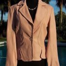 Cache $298 TEXTURE LEATHER JACKET Top NWT 0/2/4/6/10/12/14 BABY LIP PINK COLOR Cache $298 TEXTURE LEATHER JACKET Top NWT 0/2/4/6/10/12/14 BABY LIP PINK COLOR